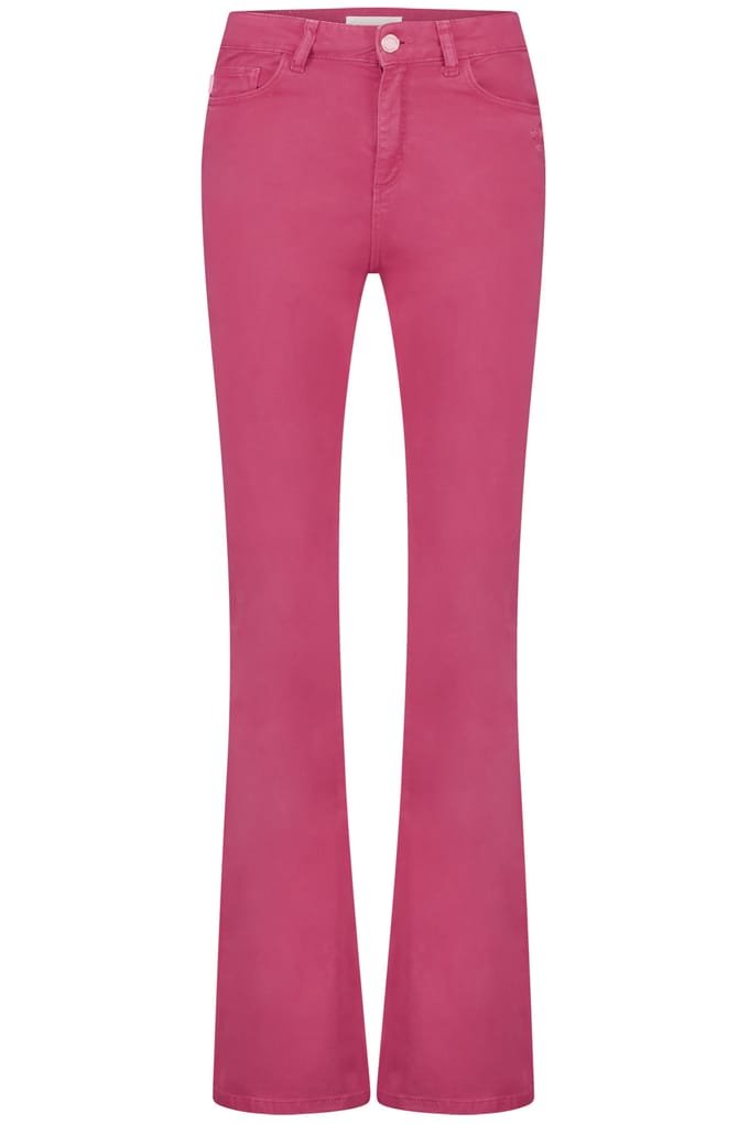 Fabienne Chapot Eva Flare Hot Pink Maat: W30L34 | Flared Jeans Outlet | Dames | Roze