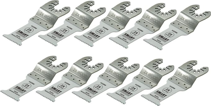 SMART Blades RapidWood Multitool Zaagblad - Hout/Plastic - 32x52mm - 10 stuks