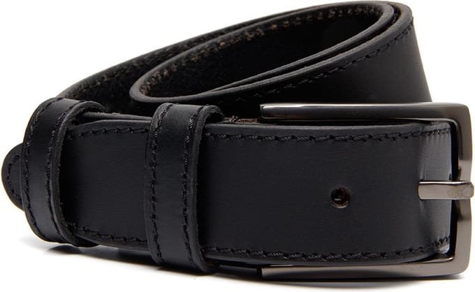 Leren Riem - Buffalo Leather - The Chesterfield Brand Tanaro Black