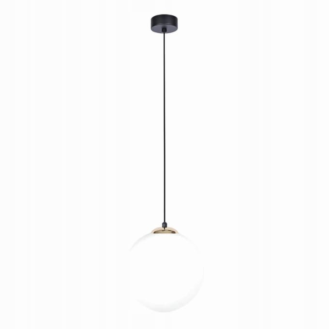 ISLA Hanglamp 30cm Wit Glazen Kap - Kaja K-4912