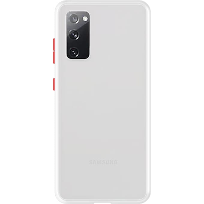 Samsung Galaxy S20 Back Cover - Wit/Transparant