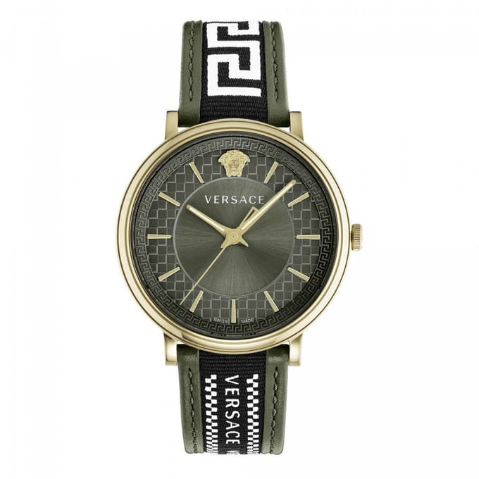 Versace VE5A01621 horloge mannen - Roestvrij Staal - goud