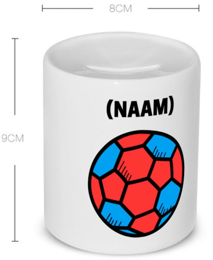 Akyol - handbal met eigen naam Spaarpot - Handbal - handballer - sport - 350 ML inhoud