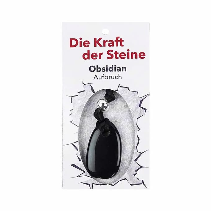 Hanger met Krachtsteen Obsidiaan