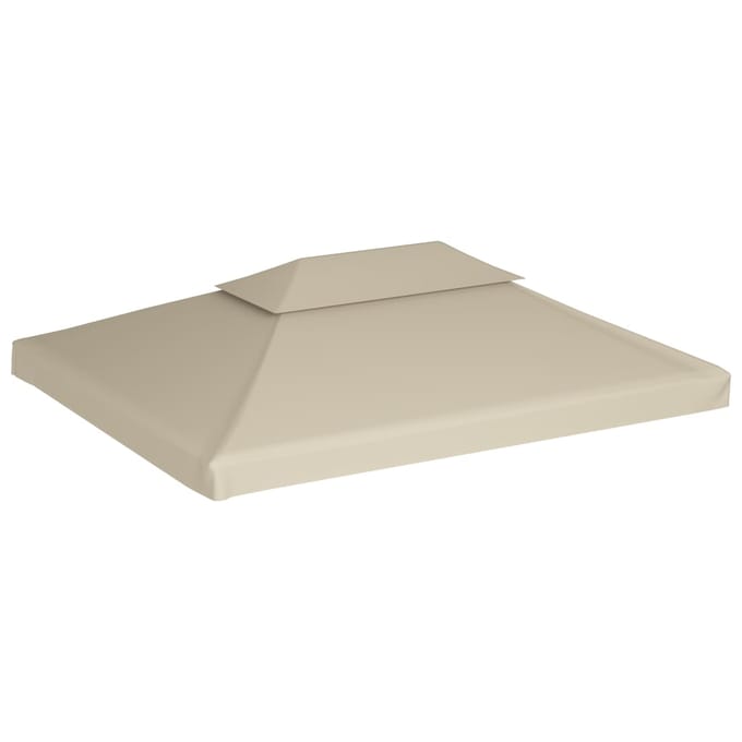 vidaXL - Vervangend - tentdoek - prieel - 310 - g/m² - 3x4 - m - beige