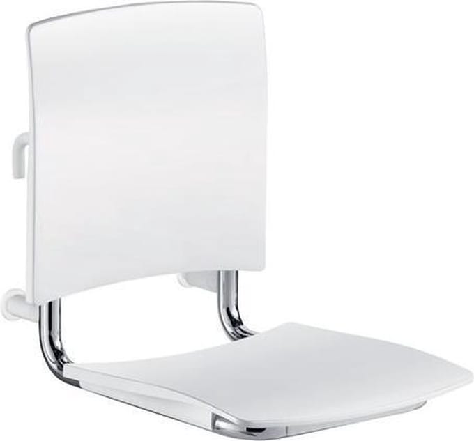 Delabie - Douchezitting comfort RVS glanzend gepolijst