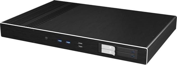 Akasa Galileo TU Plus, Intel LGA1700 1U fanless Thin Mini-ITX case