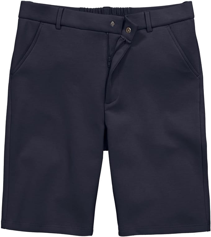 Men Plus - Heren - Chino-bermuda Bilbao FLEXLASTIC® tailleband tot 8XL - Navy blauw - Maat L