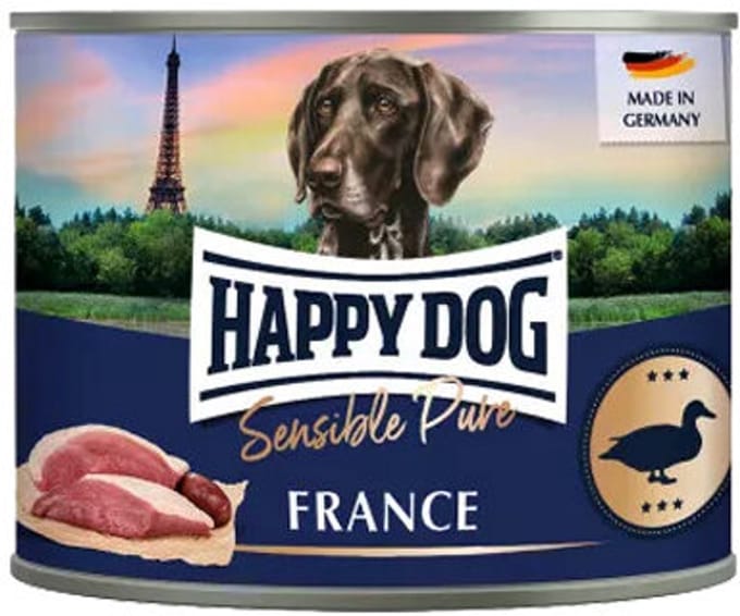 Happy Dog Sensible Pure France - Eend - 12 x 800 g