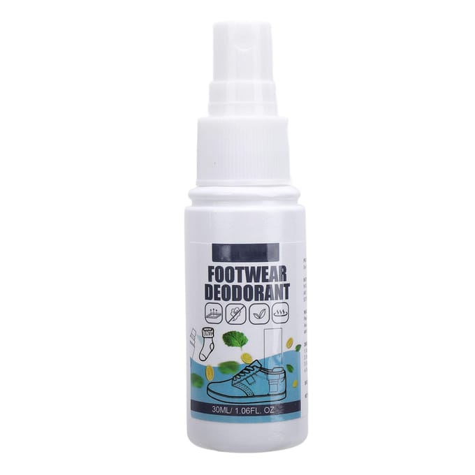 3 Stuks Schoendeodorantspray Langdurige Frisheid Geurverwijderaar Citroen Munt Extract Sneakergeur white