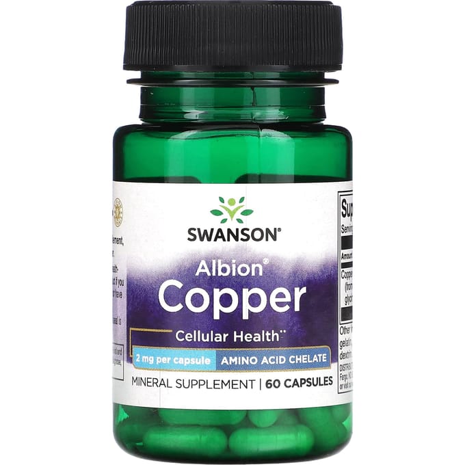 Albion Koper, 2 mg, 60 capsules
