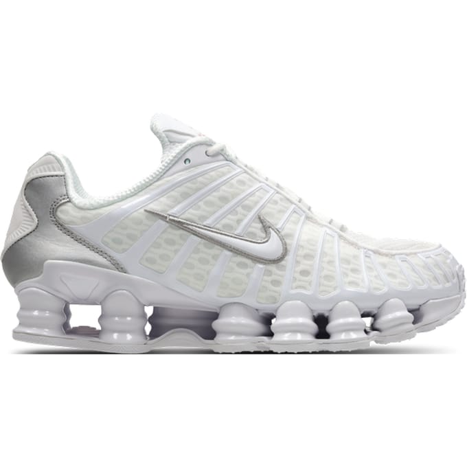 Nike Shox TL - Heren Sneakers Sportschoenen Schoenen Wit Zilver AV3595-100