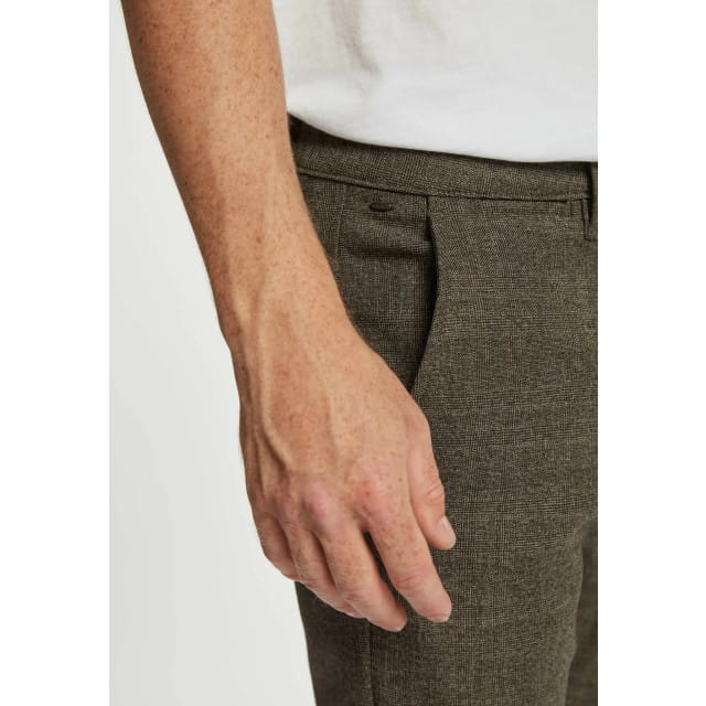 Gabba Paul class check pants brown check po10103