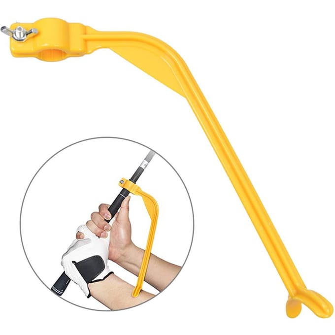 Swing Trainingshulpmiddel Swingtrainer Beginner Gebarenuitlijning Trainingshulpmiddelen voor Beginner geel