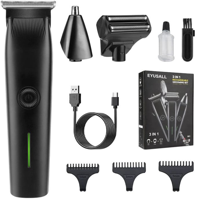 Elektrisch Scheerapparaat -baardtrimmer - tondeuse mannen - Scheren - Wet & Dry - 2 uur gebruikstijd