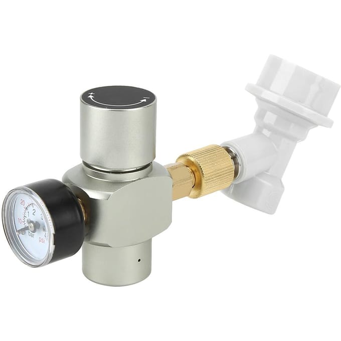 Régulateur de CO2 pour bière artisanale, déconnexion de gaz avec connecteur en plastique 0-60 PSI