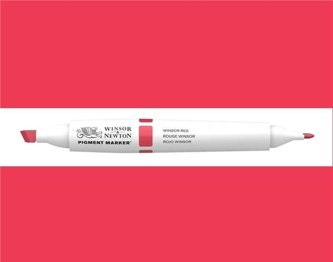 Winsor and Newton Pigment Marker Winsor Red 0202/726