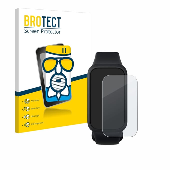 BROTECT - Screenprotector voor Xiaomi Smart Band 9 Active - Folie Beschermfolie Beschermglas matte