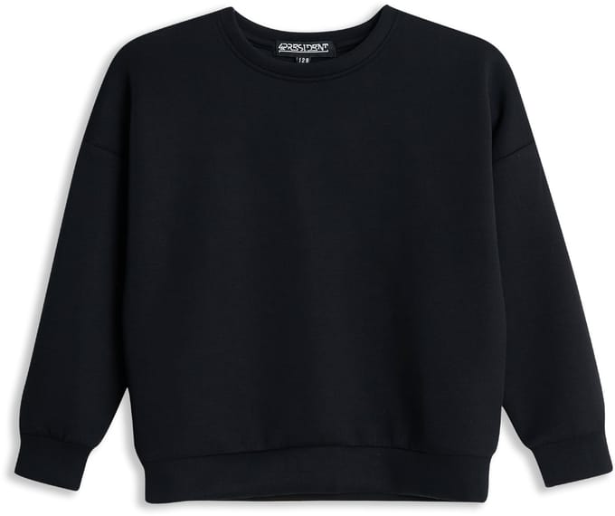 4PRESIDENT Sweater meisjes - Black - Maat 92 - Meisjes trui