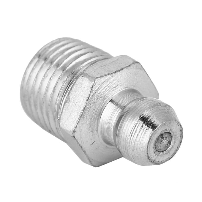 10 stuks M10*1 Robuust en Duurzaam Smeernippel voor Bouwmachines (Direct) white