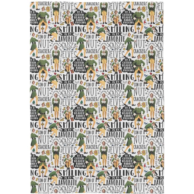 Elf Buddy Quotes Tea Towel