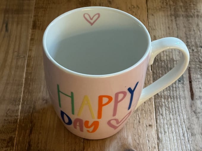 Boltze Home Jumbo-mok Happy 400ml