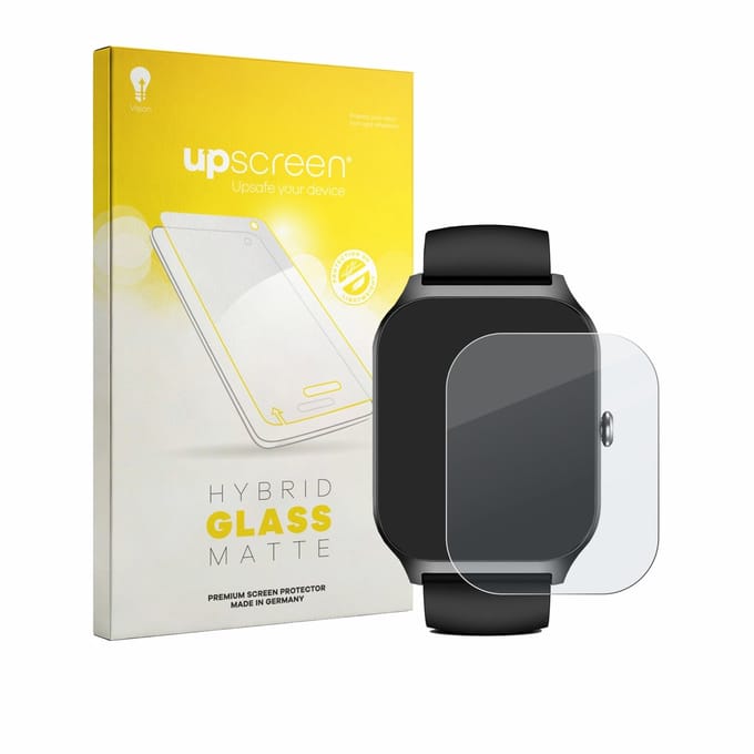upscreen - Screenprotector voor Kriutefy Smartwatch 1.83" - Folie Beschermfolie Beschermglas matte
