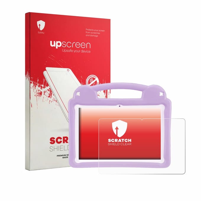 upscreen - Screenprotector voor LETGOSPT Kids Tablet 10.1" - Folie Beschermfolie transparant