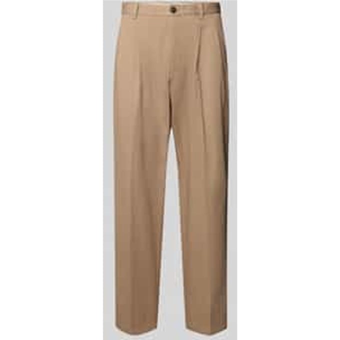Wide fit broek van puur katoen, model 'MURRAY'