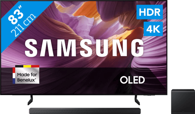 Samsung 83" OLED S85F 4K (2025) + Samsung HW-QS700F (2025)