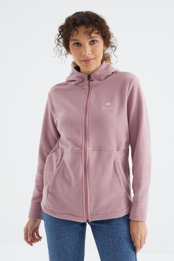 Dames Hooded Zip Sweatshirt