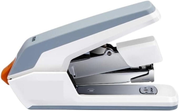 Handmatige Nietmachine - Desktop Nietmachine - Documenten Binden - Ergonomische Handgreep - 40 Vel Capaciteit - Wit