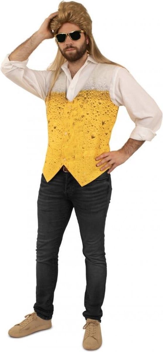Gilet bier patroon unisex