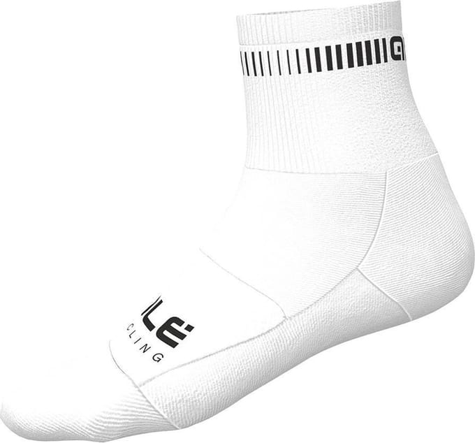 Alé Socks Logo Q-Skin - Wit-zwart - 40-43
