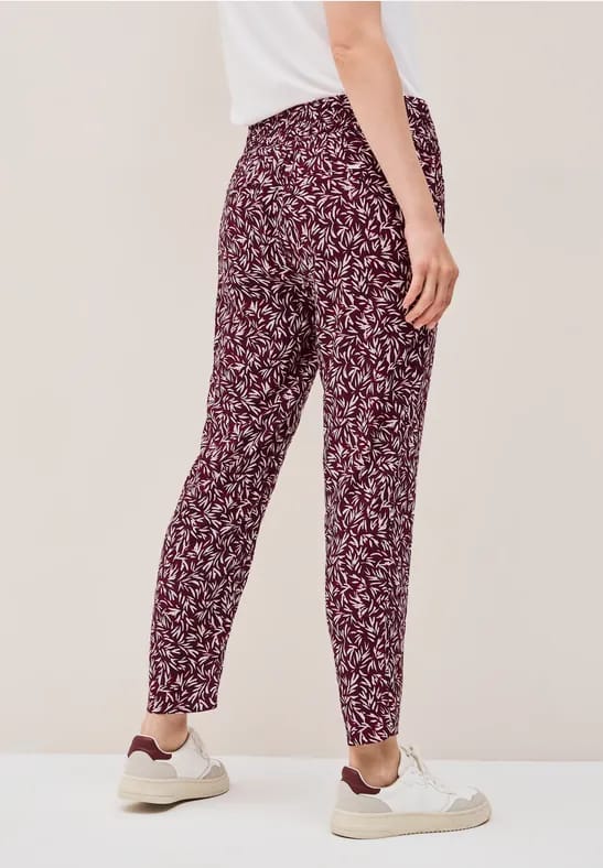 Gedessineerde Loose Fit broek