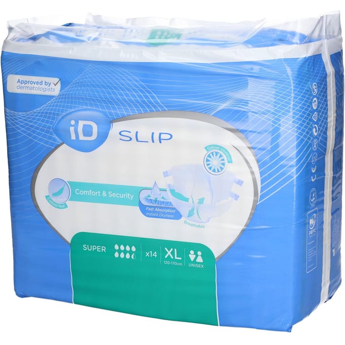 iD Slip Comfort & Security Super Extra Large 14 Wegwerpbroekjes