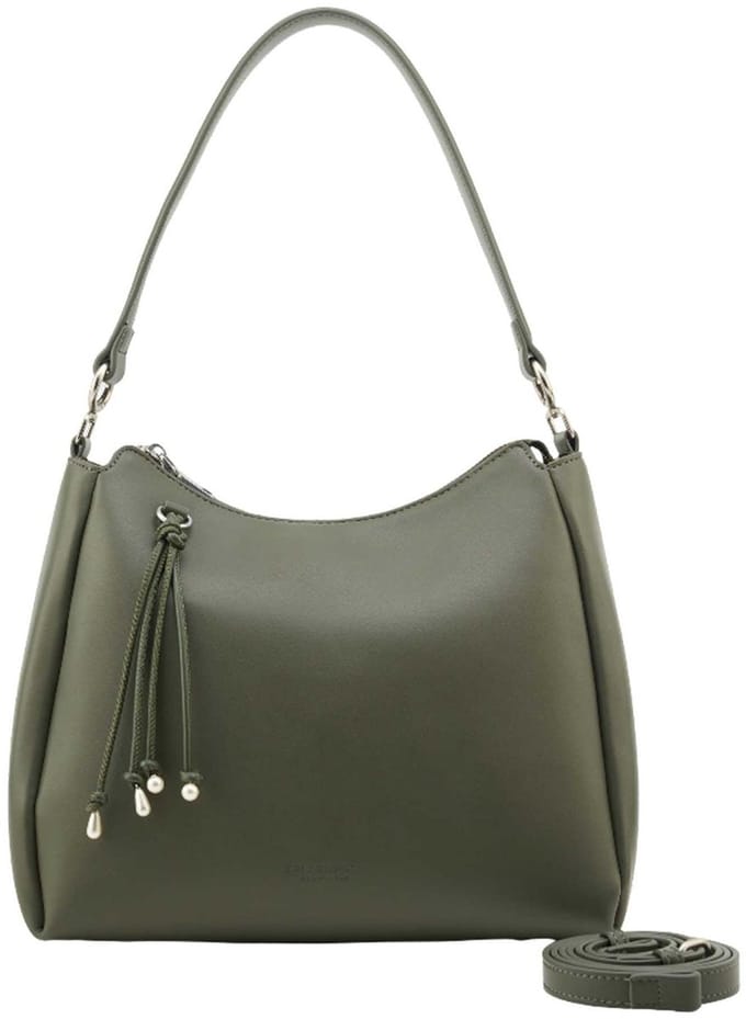 Seidenfelt Sandve Midi Hobo - Schoudertas 31 cm (khaki)