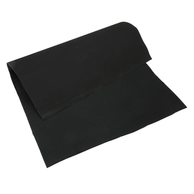 Schoen Rubber Zoolplaat Zwart 1.2mm Antislip Zacht Slijtvast Rubber Zoolplaat voor Onderkant black