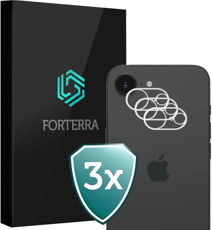 Camera Lens Protector 3 Stuks - Geschikt voor Apple iPhone 17e - Camera Screenprotector Beschermglas - Gehard Glas - Tempered Glass - Screen Protector
