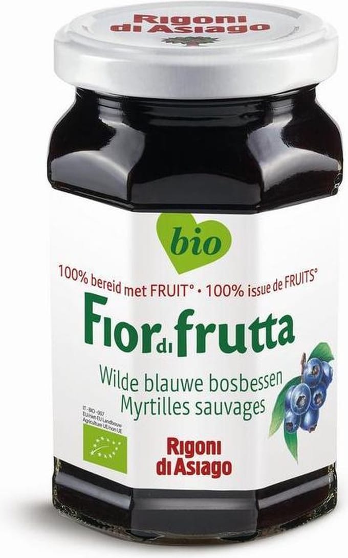 Fiordifrutta Jam Wilde Blauwe Bessen Bio 250 gr