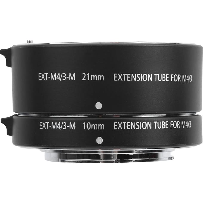 Mcoplus 10mm 21mm Macro Autofocus Close-up Adapterring voor Olympus M43 Mount Camera black