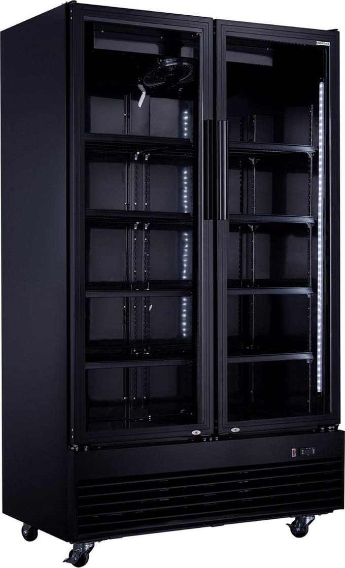 Display Flessen Koelkast - 1000 Liter - Cooldura CDC2D - Horeca & Professioneel