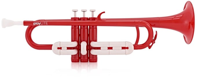 playLITE Hybride Trompet van Gear4music, Rood