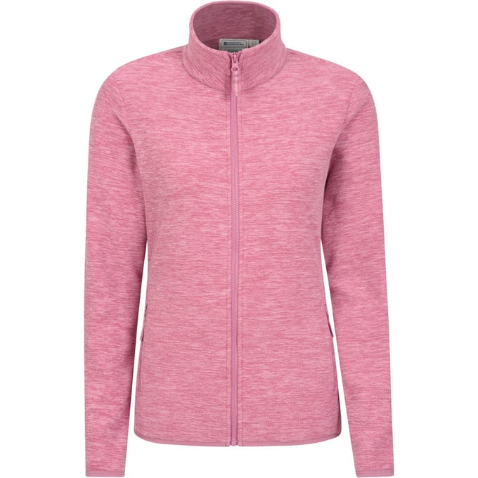 Mountain Warehouse Dames/Dames Snowdon II Melange Full Zip Fleecejack (Roze)