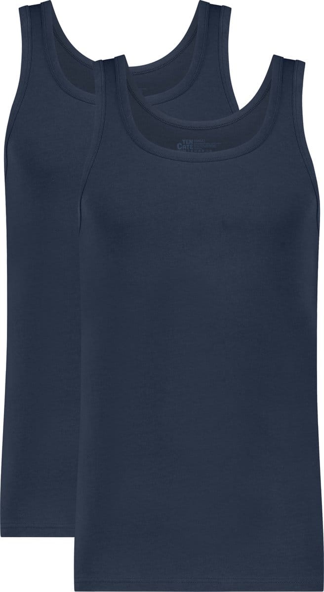 Ten Cate Basics singlet navy 2-pack voor Heren | Maat XXL