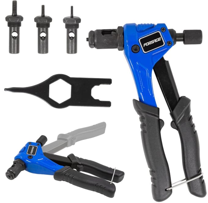 Forsage - Handmatige Rivetnut Tool - M3-M6 - 210mm - Staal en Aluminium
