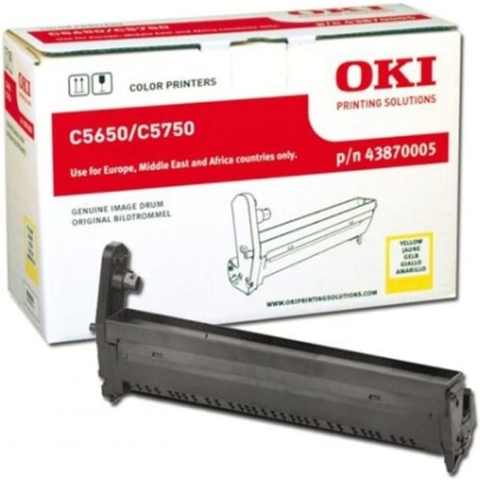 OKI Drum Yellow for C5650 - Drum kit Geel