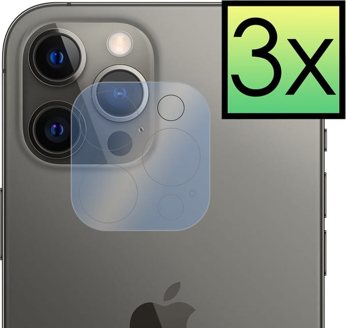 Camera Lens Protector - 3 Stuks - Geschikt voor Apple iPhone 14 Pro Max - Camera Screenprotector - Beschermglas - Gehard Glas - Tempered Glass - Screen Protector