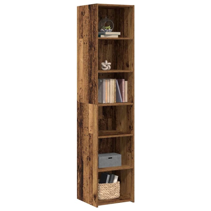 vidaXL - Dressoir - Oud - hout - 40 - x - 41 - x - 185 - cm - Bewerkt - hout