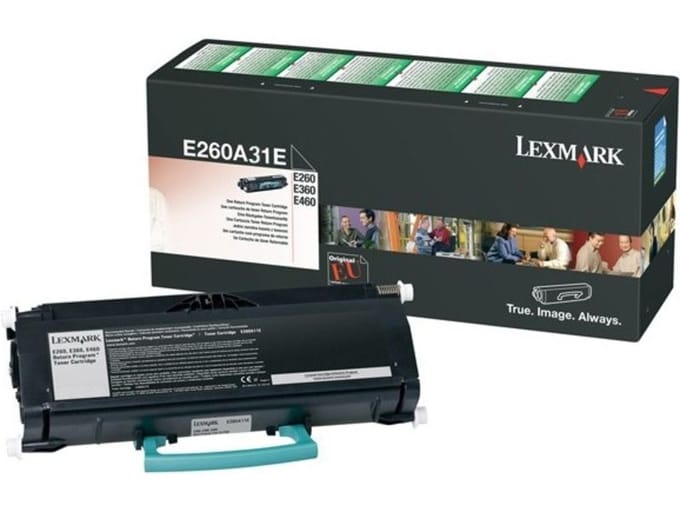 Lexmark E260A31E -Tonercartridge Zwart